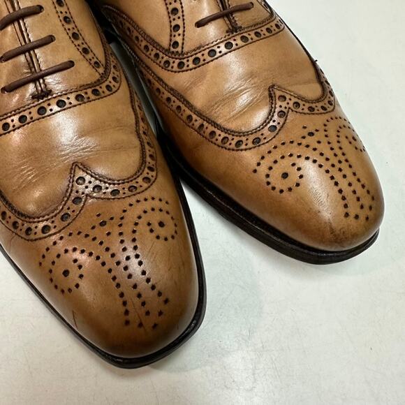 VERY GOOD Crockett & Jones Clifford Handgrade Oxford Wingtip England 7.5/ US 8.5 main image 6